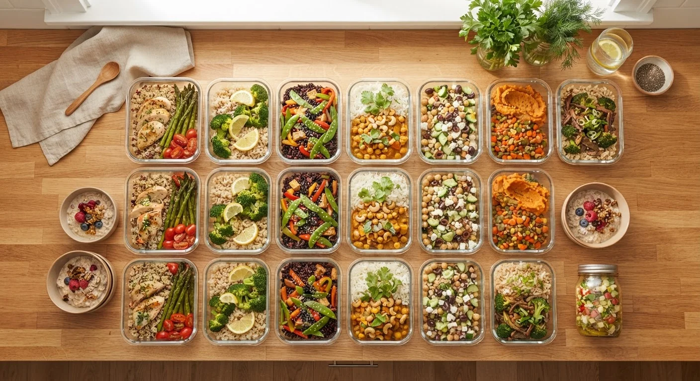A Week of Balanced Eating: Practical Principles for Planning Meals