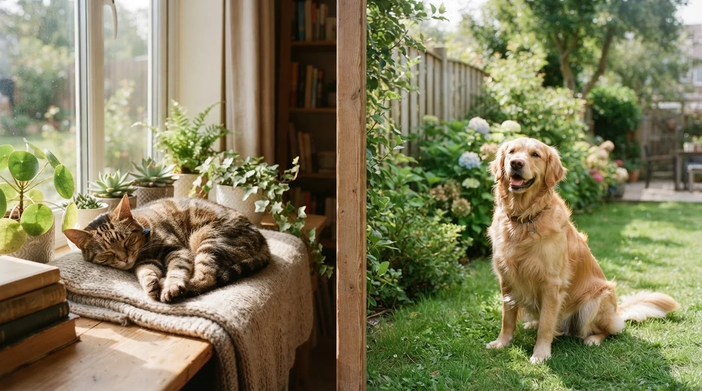 Indoor vs. Outdoor Pets: Understanding the Trade-Offs for Common Animals