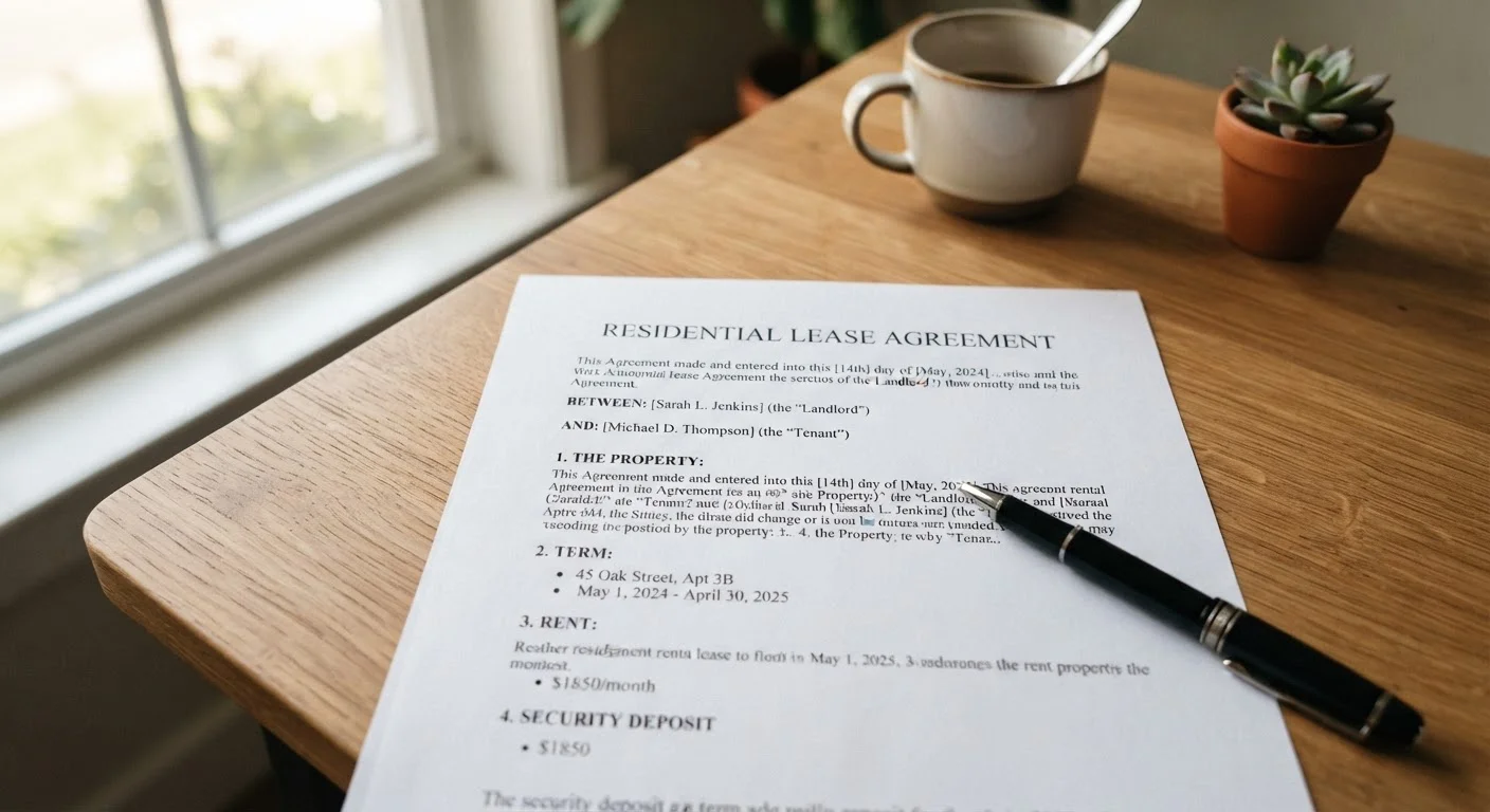 Lease Agreement Terms Every Renter Should Actually Understand