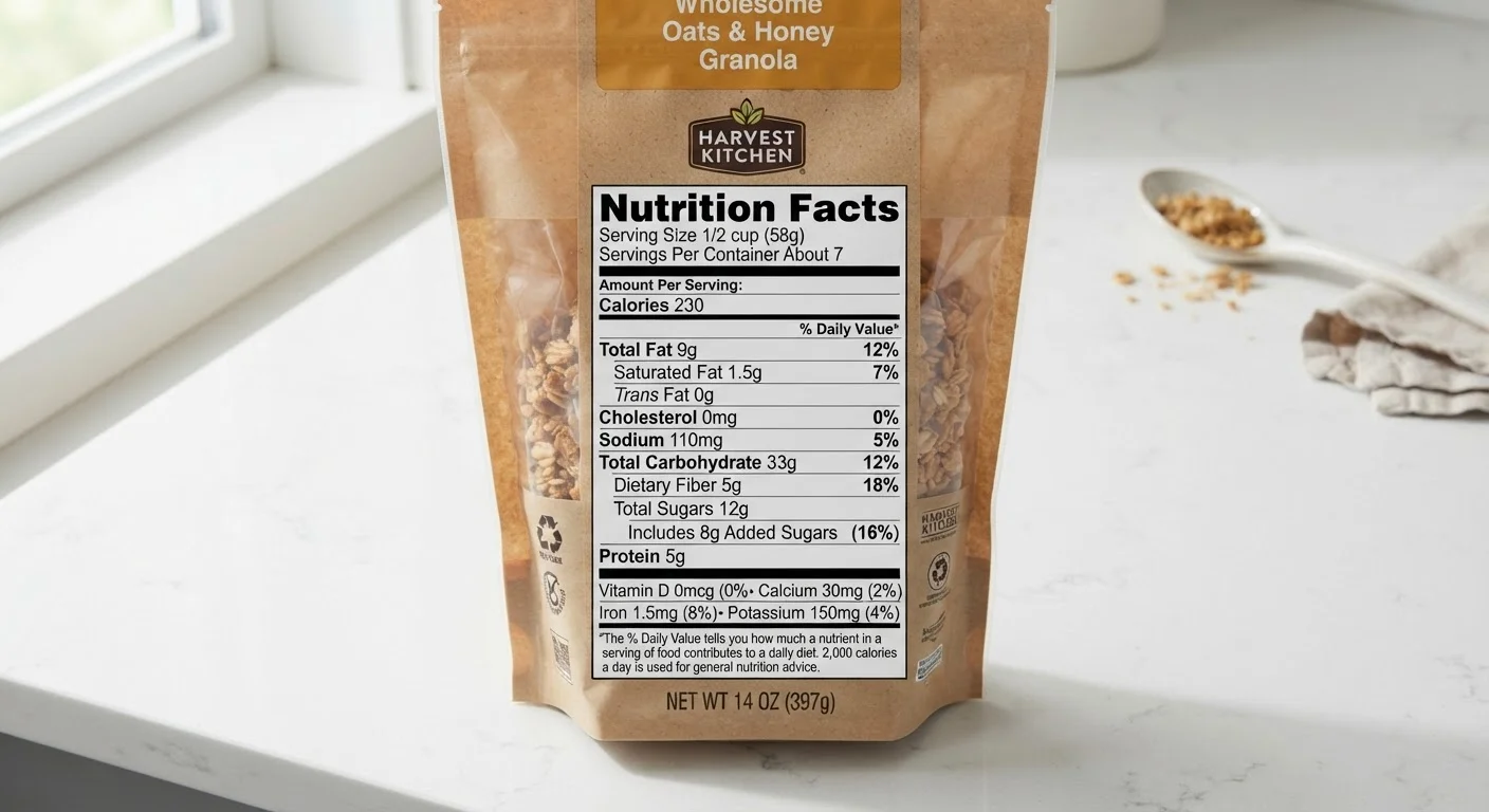 Reading a Nutrition Facts Label Without Getting Lost