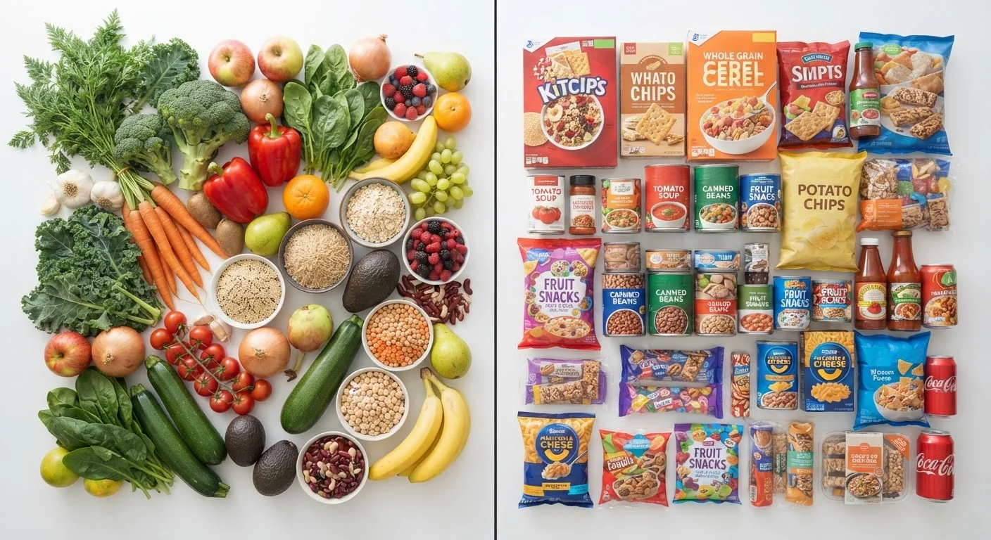 Whole Foods vs. Processed Foods: Understanding the Real Difference