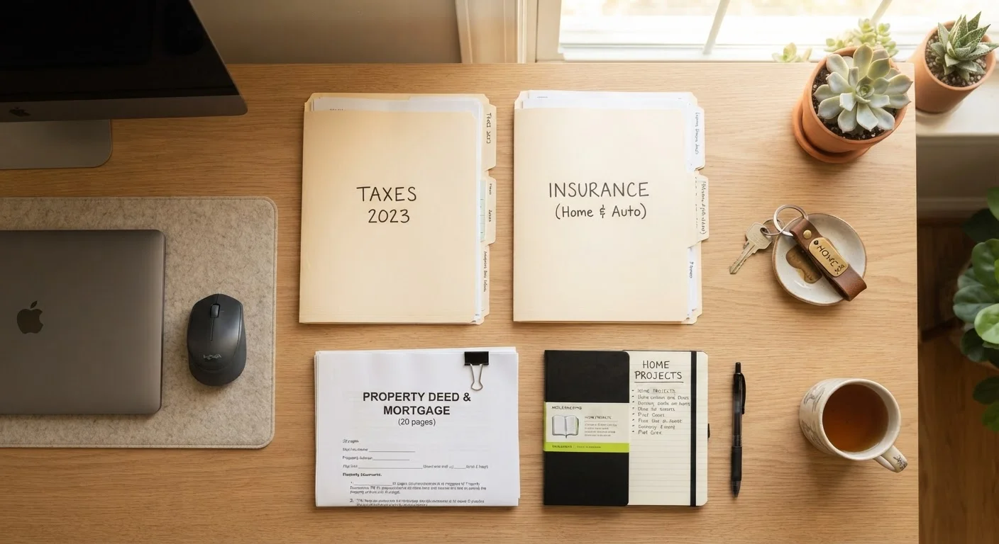 Your First Year of Homeownership: What to Track, File, and Stay On Top Of
